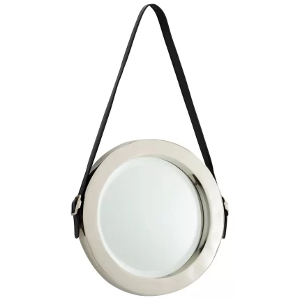 Cyan Design 10716 Round Venster Mirror Nickel Medium