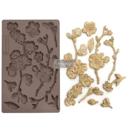 Cherry Blossoms Mould ReDesign with Prima