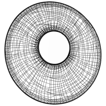 Cyan Design 10518 Silk Noir Mirror Graphite Medium