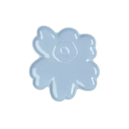 Unikko Shape Plate 20cm in light blue
