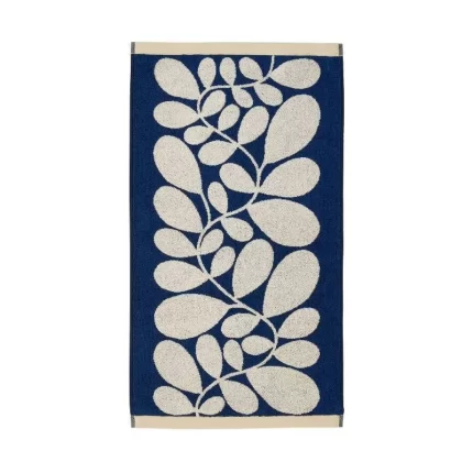 Sycamore Stripe Hand Towel in dusk blue