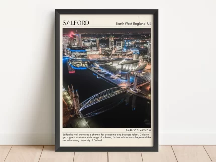Salford Wall Art North West England UK