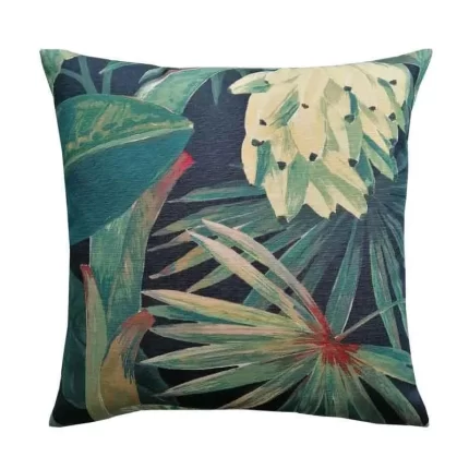 Tropicalia Outdoor Cushion Cover 50cm in midnight