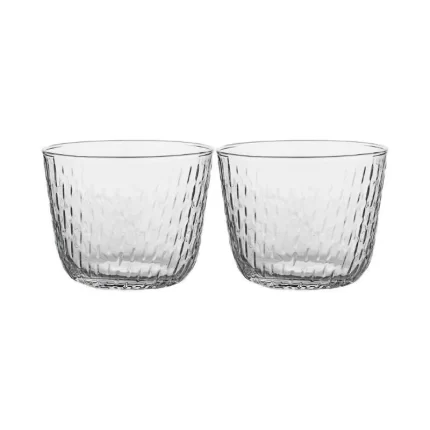 Syksy Glass Tumbler 220ml in clear Set of 2