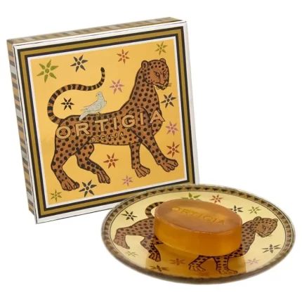 Ambra Nera Glass Plate and Soap
