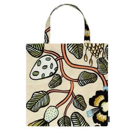 Tiara Bag 43x44cm in sand warm orange green