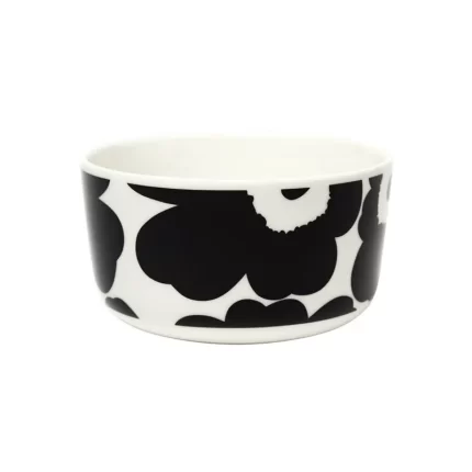 Unikko Bowl 500ml in white black