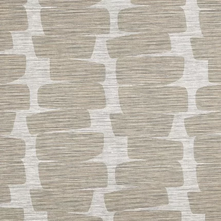 10327 | Vinyl Stacked Taupe Tiers Phillip Jeffries Wallpaper