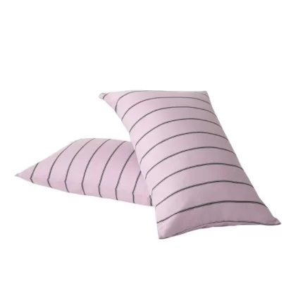 Striped Pillowcase Pair in violet